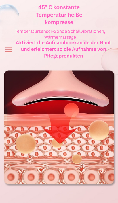 VibraGlow™ - Professionelles Beauty-Instrument - Glatte Haut und definierte Gesichtskonturen