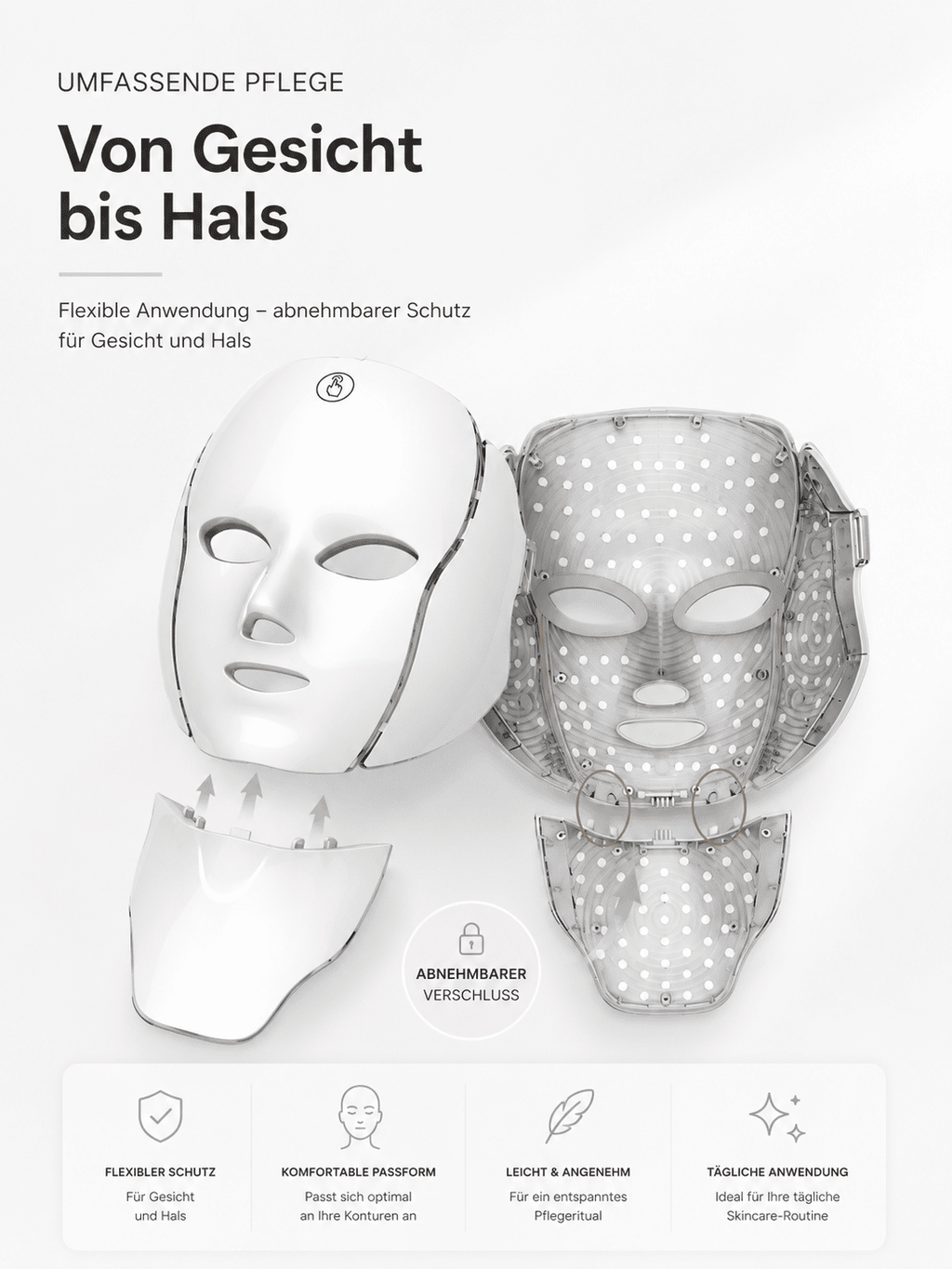 BeautyPhoton LED-Maske - Professionelle Hautpflege zuhause
