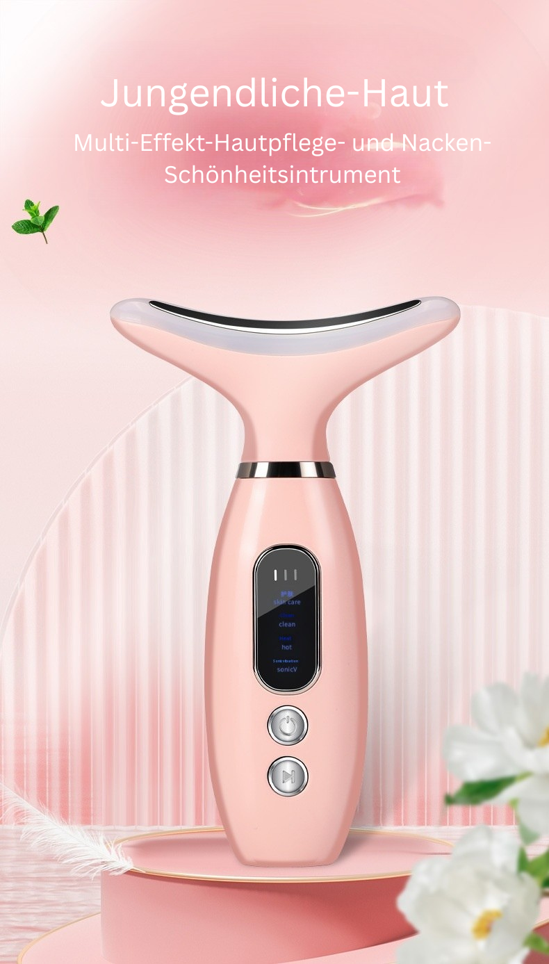 VibraGlow™ - Professionelles Beauty-Instrument - Glatte Haut und definierte Gesichtskonturen