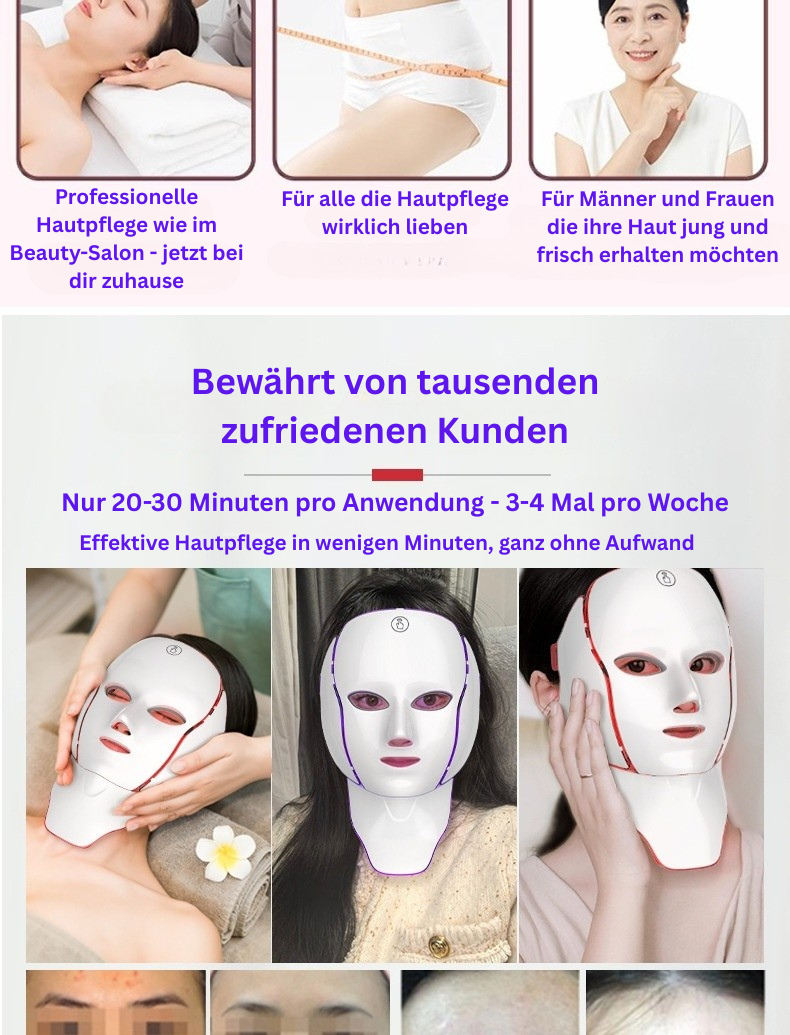 BeautyPhoton LED-Maske - Professionelle Hautpflege zuhause